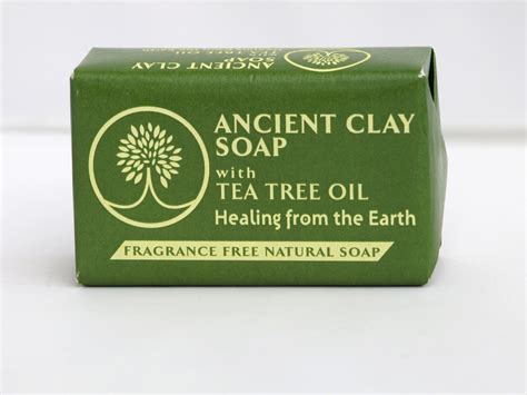 Zion Health Ancient Clay Soap Tea Tree Oil 6oz 170g