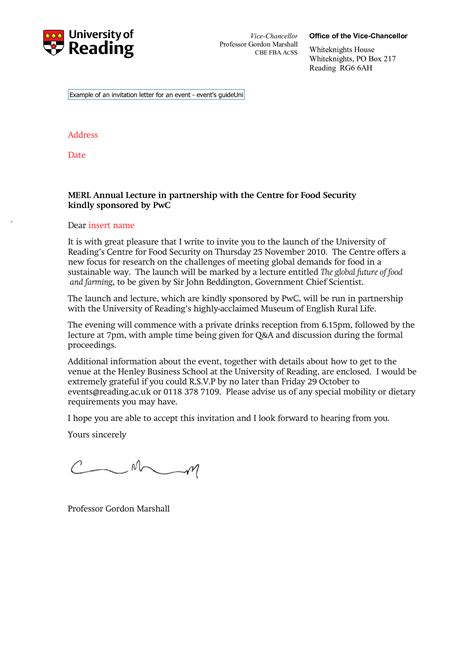• informal written to the people or relatives or friends of same age, dear friend/cousin should be used. Formal Invitation Letter Sample For An Event - How to ...