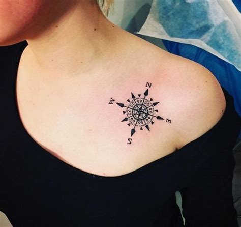 A compass tattoo reminds the wearer that they are never lost; 110 Best Compass Tattoo Designs, Ideas and Images