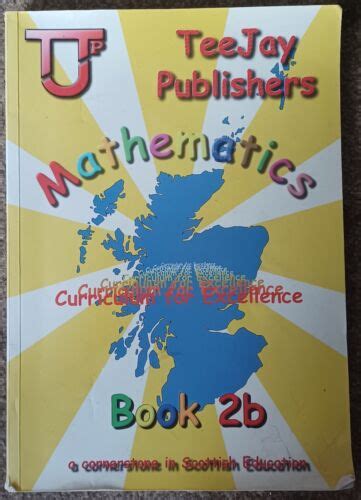Teejay Mathematics Cfe Second Level Book 2b By James Cairns Thomas