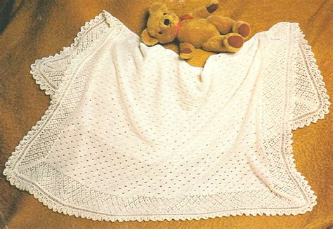 Over 150+ free shawl knitting patterns to download now free shawl knitting patterns for you to make to keep you warm or to give as a beautiful and unique baby shawl patterns | the knitting network finishing our selection with a third crochet pattern, that includes 4 modern takes on a shawl. Cherished Baby Shawl Pattern ~ Lacy Texture ~ 2 Ply ...