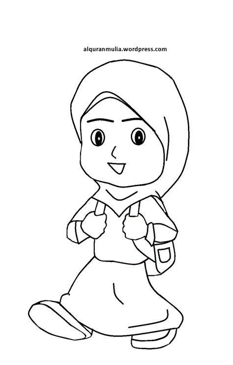 Video animasi hd sholat untuk anak anak disertai bacaan via youtube.com. Mewarnai Gambar Kartun Anak Muslimah 56 | alqur'anmulia