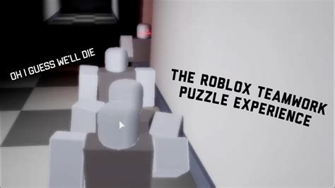 ROBLOX TEAMWORK PUZZLE YouTube