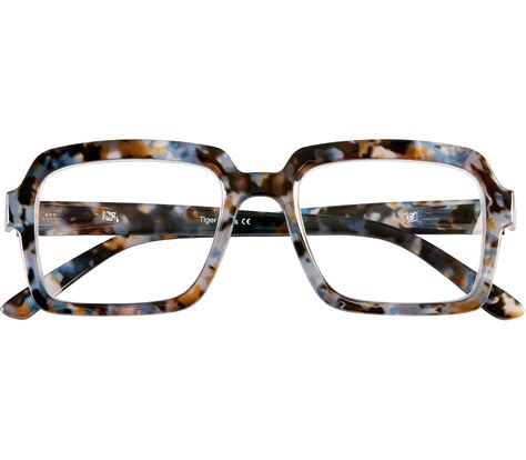 Downtown Blue Tortoise Reading Glasses Tiger Specs