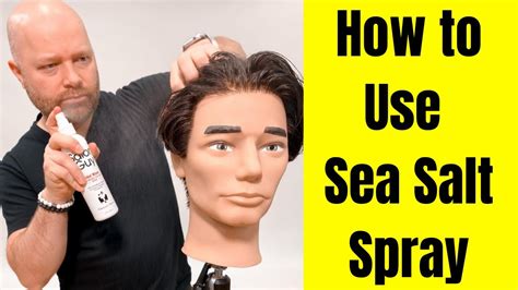 How To Use Sea Salt Spray Thesalonguy Youtube