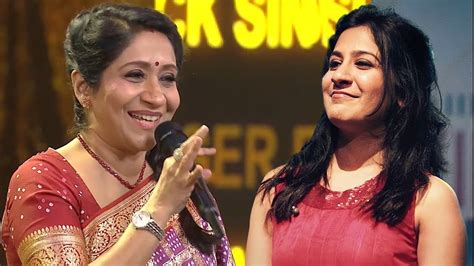 Singer Shweta Mohan Mother Sujatha Mohan S Cute Winning Speech At Siima