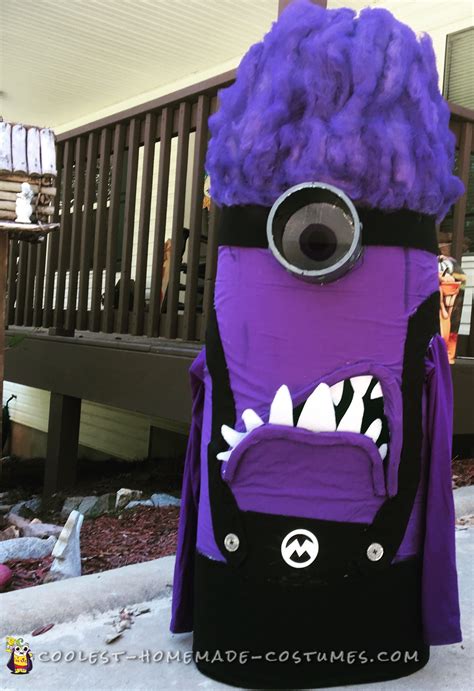 Cool Handmade Evil Purple Minion Costume Despicable Me Costume Minion
