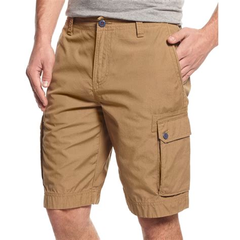 Tommy Hilfiger Ripstop Cargo Shorts In Brown For Men Lyst
