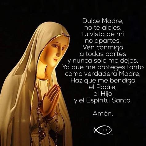 Dulce Madre No Te Alejes Oracion El Arte Religioso On Instagram 💗