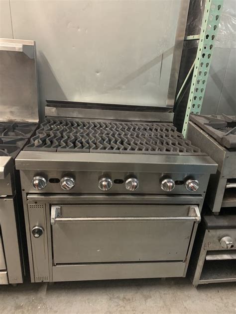 Maybe you would like to learn more about one of these? USED HEAVY DUTY GAS 6 BURNER STOVE WITH FLAT TOP GRATES ...