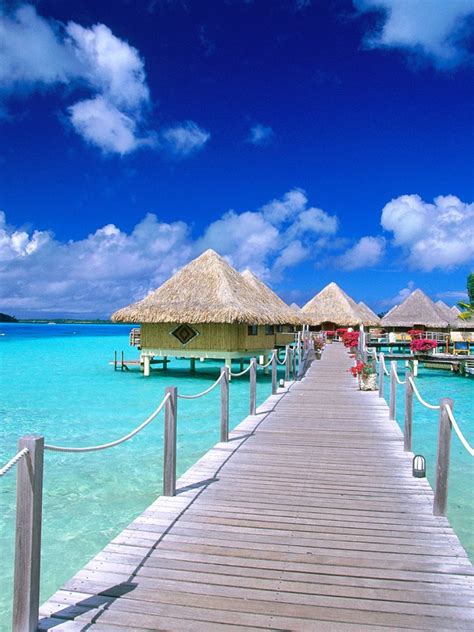 Free Download Tropical Island Beach Scenery Holiday Village Desktop