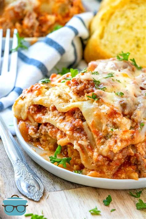 The Best Crock Pot Lasagna Video The Country Cook