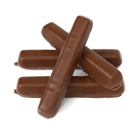 Milk Chocolate Raspberry Sticks 75lb Bulk