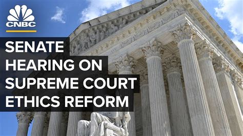 the senate judiciary committee holds a hearing on u s supreme court ethics reform — 05 02 23