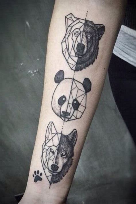 Meaningful Geometric Animals Tattoo To Try | Geometric animal tattoo