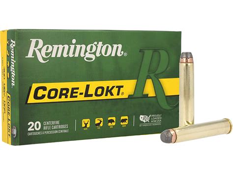 Remington Core Lokt 444 Marlin Ammo 240 Grain Jacketed Soft Point Box