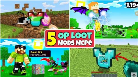 Top 5 Op Loot Mod For Minecraft Pocket Edition Best Minecraft Mods 1