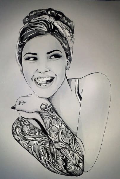 tattoo sketch on Tumblr