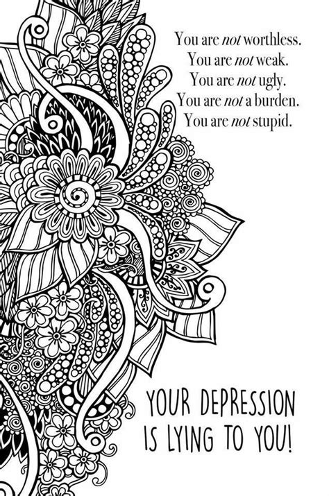 Printable Coloring Pages For Depression Lexiaxtrevino