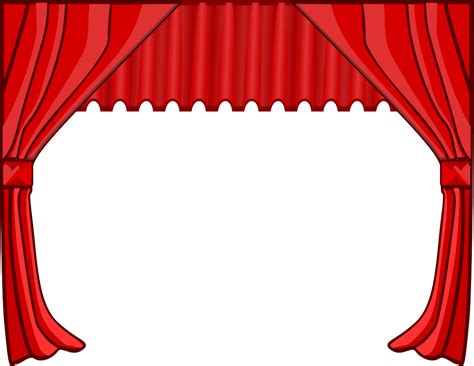 Curtains | Stage curtains, Theatre curtains, Clip art