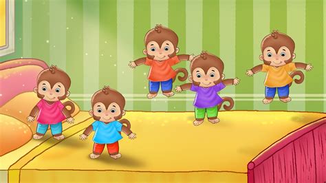 This post contains affiliate links for your convenience. Five Little Monkeys Jumping on the Bed Nursery Rhyme - ... | Doovi