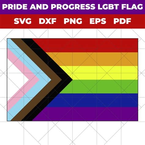 Digital Png Dxf Silhouette Lgbt Pdf Formats Svg Eps Gay Pride Bi Cricut Trans Lgtbqiap Flags