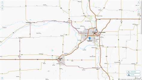 Papillion Nebraska Map