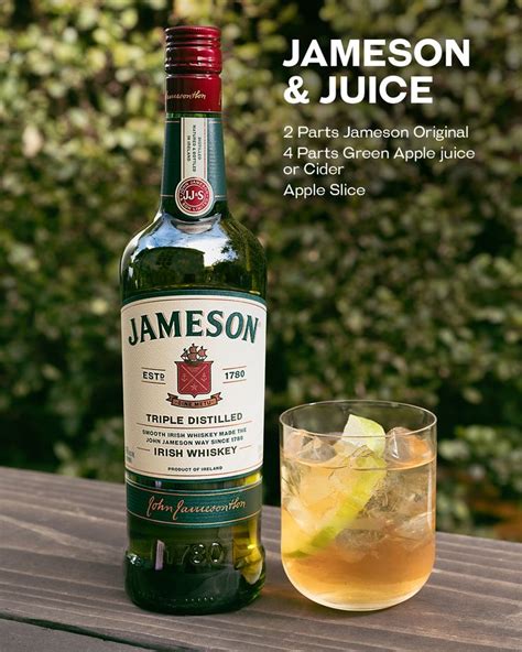 Jameson And Juice Recipe In 2021 Alcohol Drink Recipes Cocktail