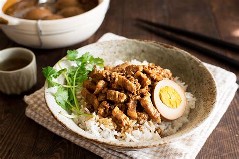 Taiwanese Braised Pork Over Rice Lu Rou Fan Curious Nut