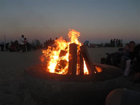 Bonfire At Huntington Beach Not My Picture But This Is Exactly Like