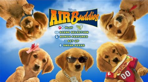All disney movies, including classic, animation, pixar, and disney channel! Air Buddies (2006) - DVD Menu