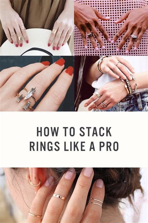 Help I Have No Idea How To Stack My Rings How To Wear Rings