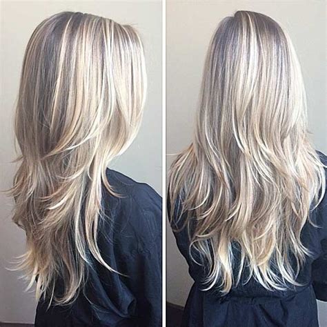 They are great for those women that platinum blonde is one of those shades that are for the brave ones. 51 Beautiful Long Layered Haircuts | Page 2 of 5 | StayGlam