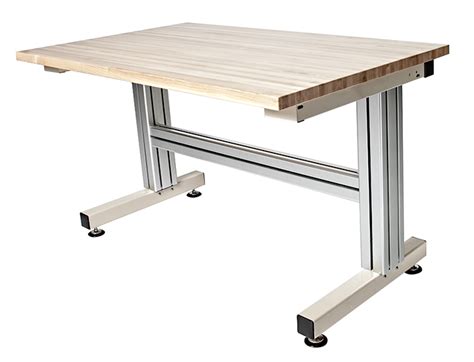 Cantilever Manual Adjustable Height Work Table Frame Ergosource