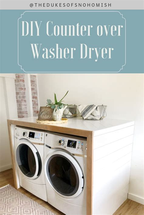 Washer And Dryer Countertop Ideas