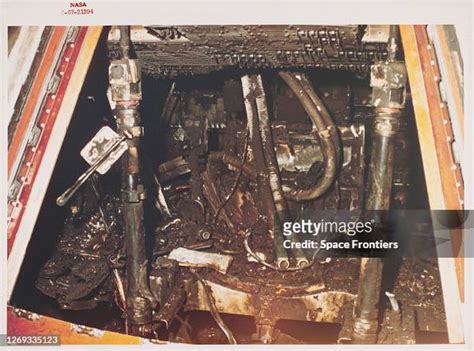 Close Up View Of The Interior Of The Apollo 1 Command Module At Pad