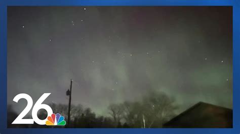 Northern Lights Visible From Wisconsin Youtube