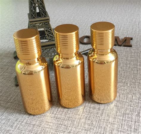 Hot Sale 100pcs 20ml Glass Essential Oil Bottle With Golden Cap Wholesale High Grade 20 Ml