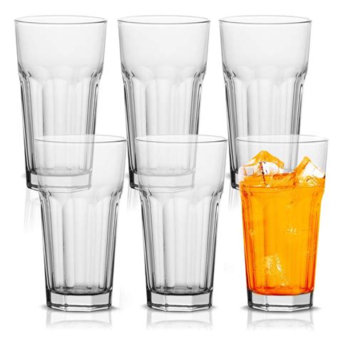 Vikko 11 Ounce Drinking Glasses Thick And Durable Kitchen Glasses Dishwasher Safe Highball