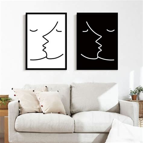 NEW Classical white and black painting decoration wall art hot selling
