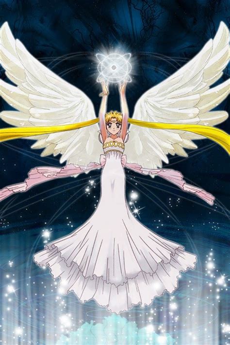Anime Powerful Angel Sailor Moon Stars Fondo De Pantalla De Sailor