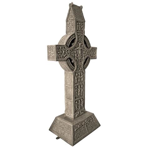 Muiredach High Celtic Cross Grand Scale Statue Ne110130 Design Toscano