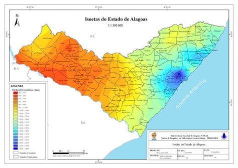 Isoetas Distribuição Pluviométrica No Estado De Alagoas Download