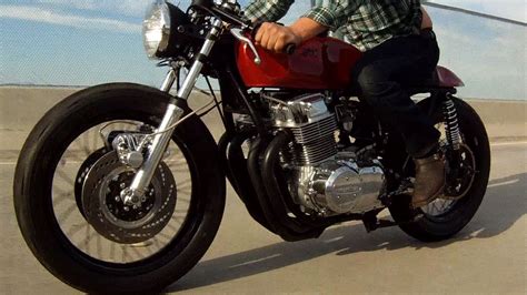 Kott Motorcycles 1973 Honda Cb750 Custom Cafe Racer Gopro Hero 3 Youtube