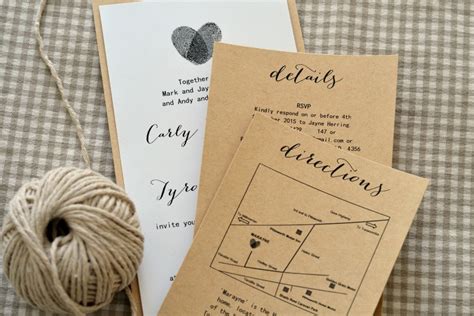 Want to make diy wedding invitations for your rustic, country wedding? Let Us Wanderlust: DIY || Our Wedding Invitations + My Top ...