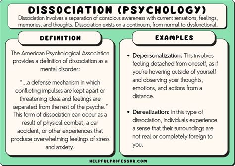 25 dissociation examples psychology 2024