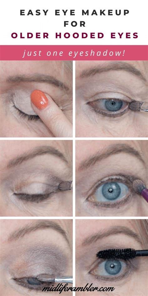 Easy Eye Makeup For Older Hooded Eyes This Video Tutorial Is Perfect