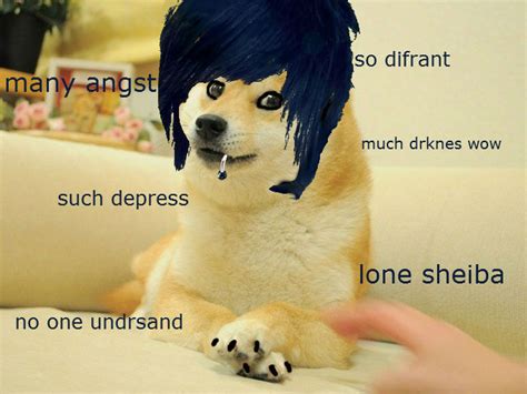 Emo Doge Angst Wow Such Doge Wow