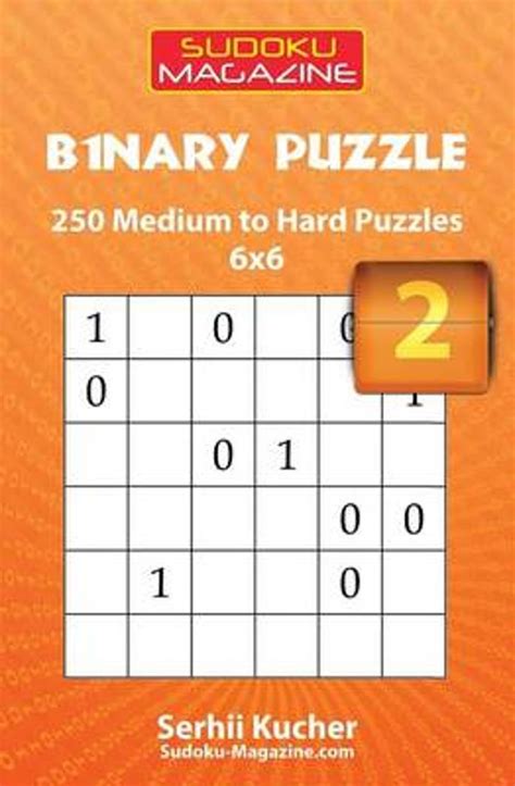 Bol Binary Puzzle 250 Easy To Medium Puzzles 6x6 Sudoku Printable