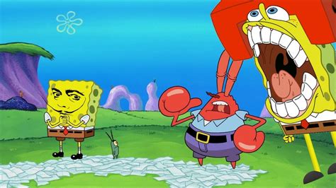 Spongebob Eat Mr Crabs Monster How Should I Feel Meme Monster